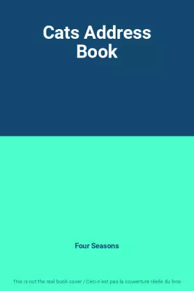 Couverture du produit · Cats Address Book