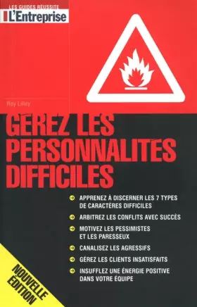 Couverture du produit · Gérez les personnalités difficiles