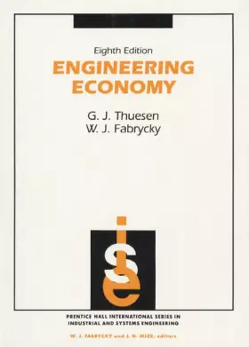 Couverture du produit · Engineering Economy