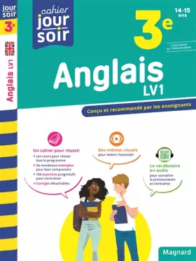 Couverture du produit · Anglais 3e LV1 - Cahier Jour Soir: Conçu et recommandé par les enseignants