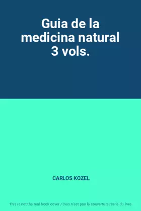 Couverture du produit · Guia de la medicina natural 3 vols.