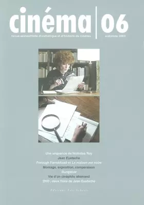 Couverture du produit · Cinéma, N° 6 Automne 2003