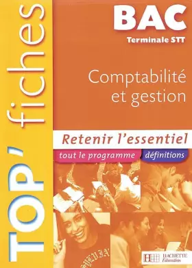 Couverture du produit · Comptabilité et gestion Tle STT
