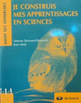 Couverture du produit · Je construis mes apprentissages en sciences