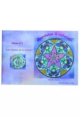 Couverture du produit · ECODIS Cahier mandala à colorier Monde de la nature