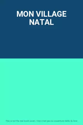 Couverture du produit · MON VILLAGE NATAL