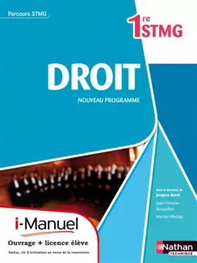 Couverture du produit · Droit 1re STMG