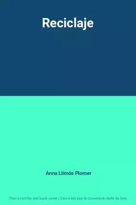 Couverture du produit · Reciclaje
