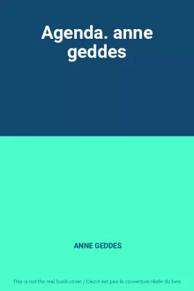 Couverture du produit · Agenda. anne geddes