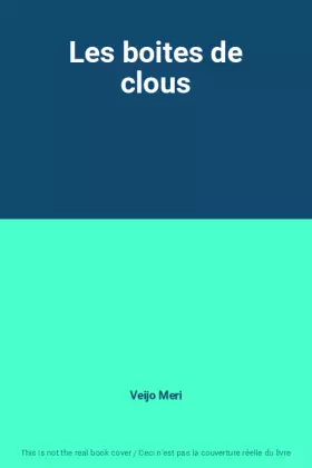 Couverture du produit · Les boites de clous