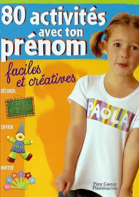 Couverture du produit · 80 activités avec ton prénom