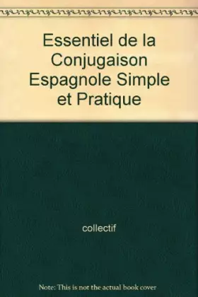 Couverture du produit · L'essentiel de la conjugaison espagnole