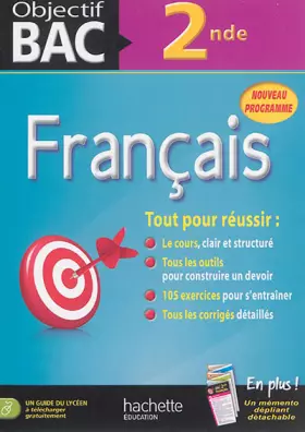 Couverture du produit · Objectif Bac - Français 2de