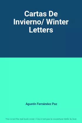 Couverture du produit · Cartas De Invierno/ Winter Letters