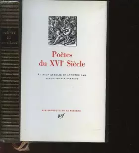 Couverture du produit · Poetes du xvi° siecle