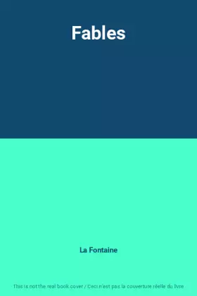 Couverture du produit · Fables