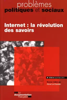 Couverture du produit · Internet : la révolution des savoirs (N.978 Novembre 2010)
