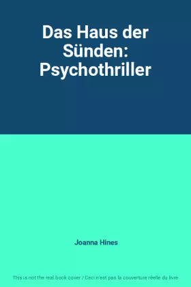 Couverture du produit · Das Haus der Sünden: Psychothriller