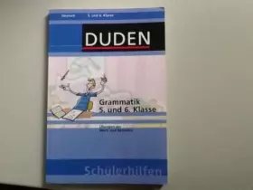 Couverture du produit · Duden Schülerhilfen Grammatik 5. und