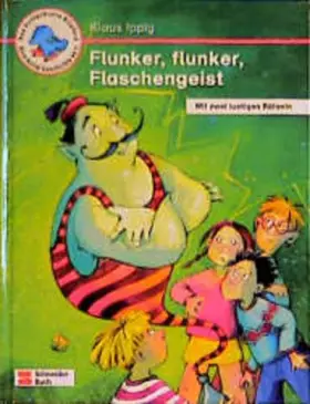 Couverture du produit · Flunker, flunker, Flaschengeist: Eine kurze Geschichte ab 7 Jahren (Das kunterbunte Nilpferd)