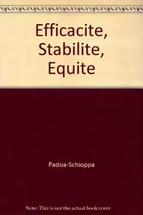 Couverture du produit · Efficacité, Stabilité, Equité