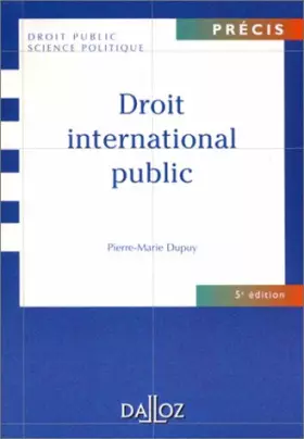 Couverture du produit · Droit international public, 5e édition