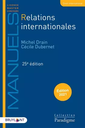 Couverture du produit · Relations internationales