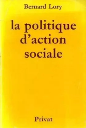 Couverture du produit · La politique d'action sociale