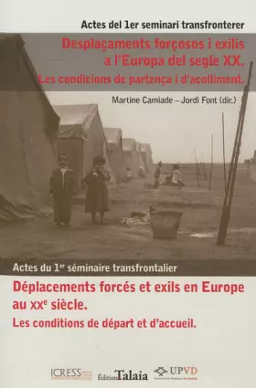 Couverture du produit · Déplacements forcés et exils en Europe au XXe siècle