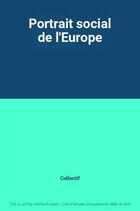 Couverture du produit · Portrait social de l'Europe
