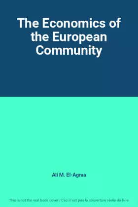 Couverture du produit · The Economics of the European Community