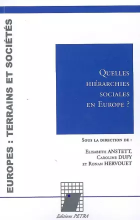Couverture du produit · Quelles hiérarchies sociales en Europe ?
