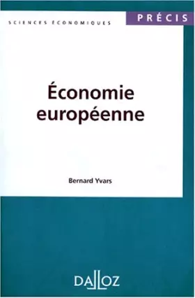 Couverture du produit · Economie européenne