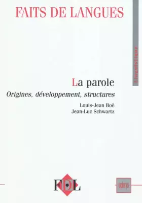 Couverture du produit · Faits de langues, N° 37, La parole : o :