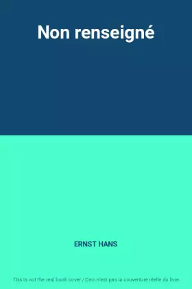 Couverture du produit · Non renseigné