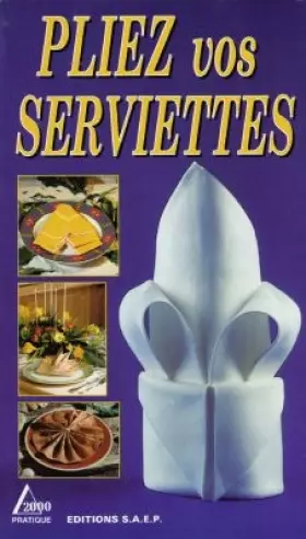 Couverture du produit · Pliez vos serviettes