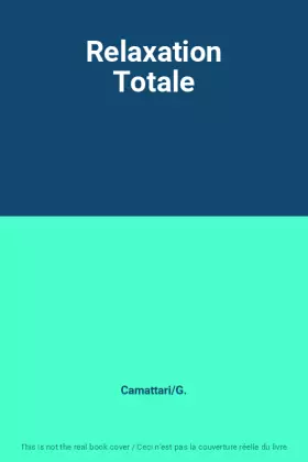 Couverture du produit · Relaxation Totale