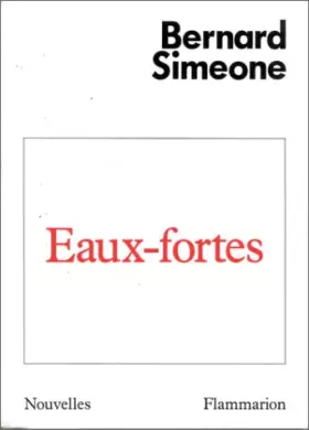 Couverture du produit · Eaux-fortes