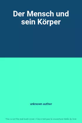 Couverture du produit · Der Mensch und sein Körper