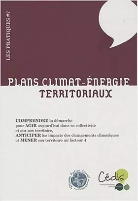 Couverture du produit · Plans climat-énergie territoriaux