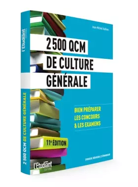 Couverture du produit · 2500 QCM de culture générale