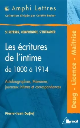 Couverture du produit · Les écritures de l'intime