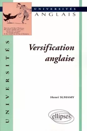 Couverture du produit · Versification anglaise