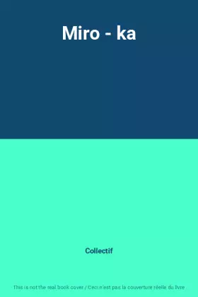 Couverture du produit · Miro - ka