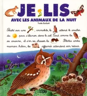 Couverture du produit · Je lis avec les animaux de la nuit