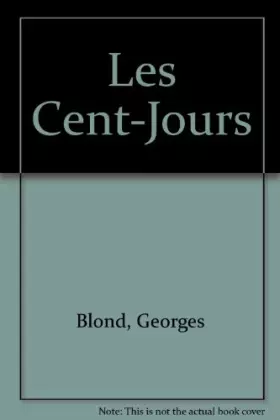 Couverture du produit · Les cent-jours