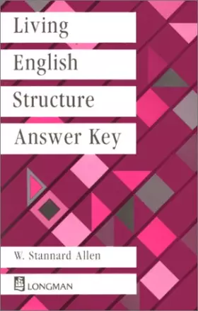 Couverture du produit · Living English Structure Key