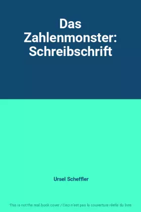 Couverture du produit · Das Zahlenmonster: Schreibschrift
