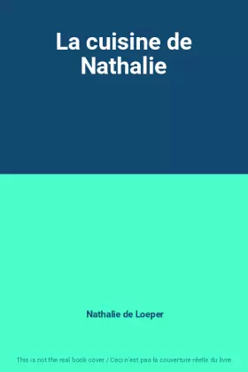 Couverture du produit · La cuisine de Nathalie