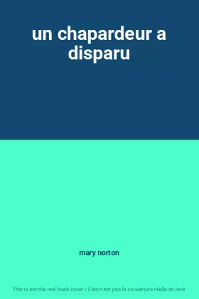 Couverture du produit · un chapardeur a disparu
